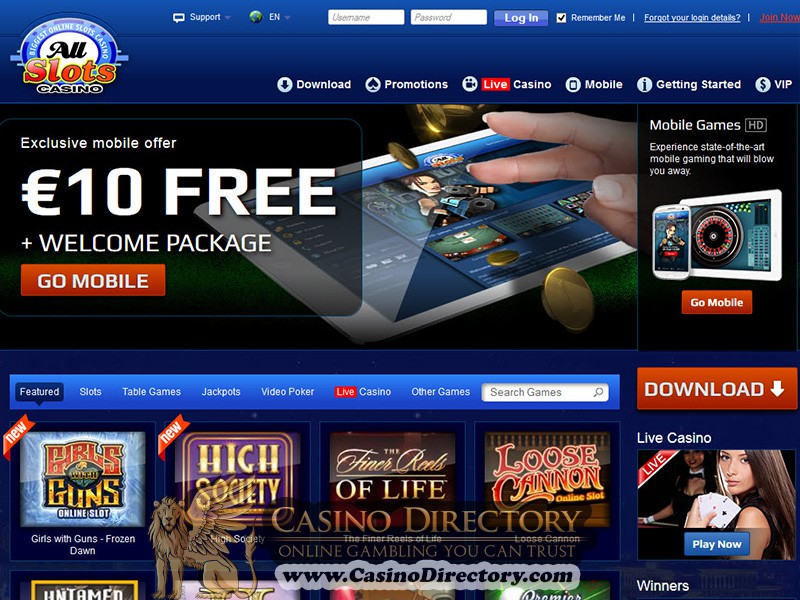 All Slots Mobile Casino Download