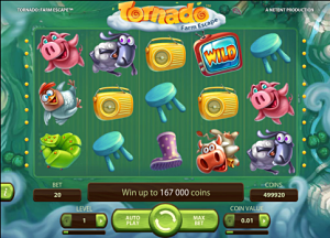 Tornado: Farm Escape slot launched by NetEnt