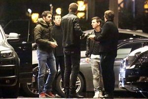 Barcelona star duo pictured in front of Casino Barcelona