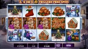 happy holidays Microgaming slot