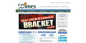 5Dimes homepage