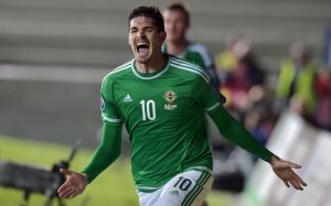 Northern Ireland striker Kyle Lafferty accepts betting charge