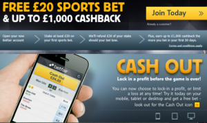 Betfair player uses Cash Out to win over £200k