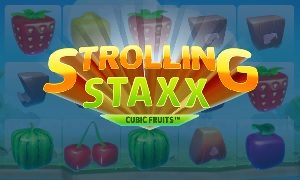 Everything has gone cubic in NetEnt’s brand new slot release Strolling Staxx: Cubic Fruits™.