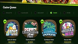 The most popular online Poker games