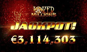 Joker Millions, Yggdrasil’s popular progressive jackpot slot, rewards a Betsson player with a €3,114,303 jackpot prize during the holidays. 