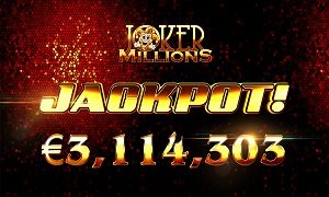 Joker Millions, Yggdrasil’s popular progressive jackpot slot, rewards a Betsson player with a €3,114,303 jackpot prize during the holidays.